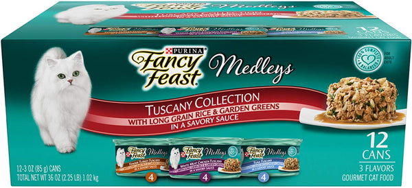 Purina Fancy Feast Medleys Adult Wet Cat Food Variety Pack