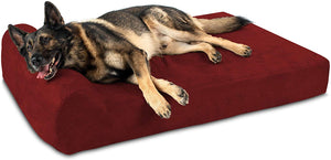 Big Barker 7" Pillow Top Orthopedic Dog Bed for Large and Extra Large Breed Dogs (Headrest Edition)