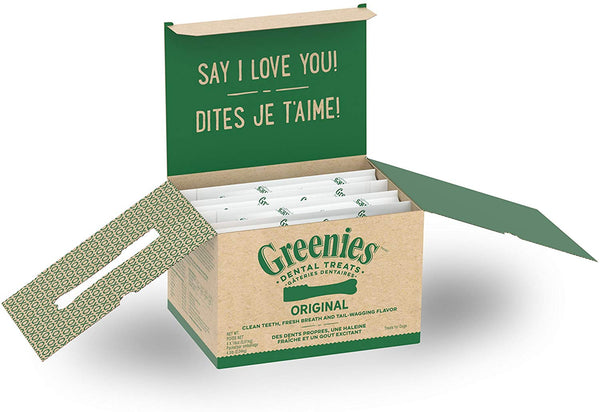 GREENIES Original TEENIE Dental Natural Dog Treats, 72 oz. Pack (260 Treats)