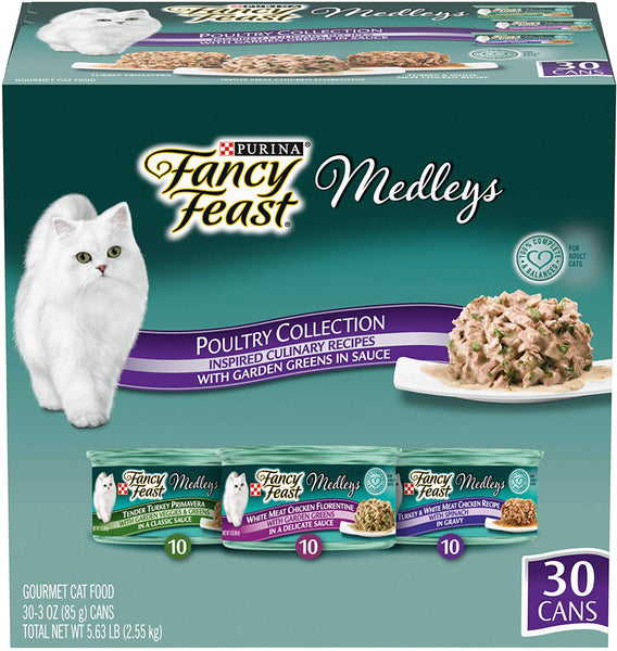 Purina Fancy Feast Medleys Adult Wet Cat Food Variety Pack