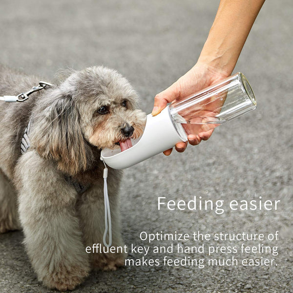 PETKIT Dog Water Bottle Portable Dog Water Dispenser with Drinking Bowl, Leakproof and Lightweight Pet Water Bottle for Walking, Hiking, Travel, BPA Free