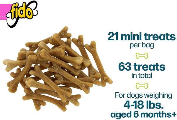 Fido Belly Dog Bone, Digestion Aid w\/Prebiotic & Probiotic Enzymes for Dogs