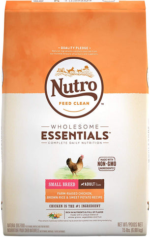 Nutro Wholesome Essentials Farm-Raised Chicken, Brown Rice & Sweet Potato Recipe Dry Small Breed Adult Dog Food