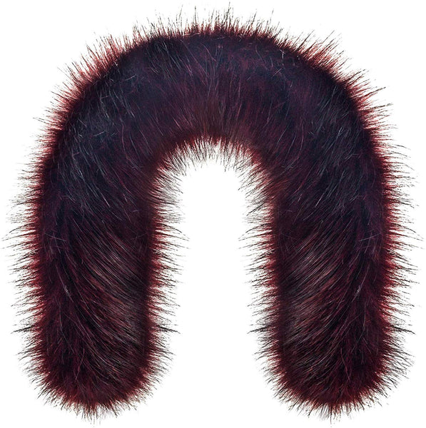 Futrzane Faux Fur Trim For Hood Replacement - Like Real Fur - Buttons Included