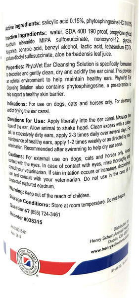 PhytoVet Ear Cleansing Solution (16 oz)