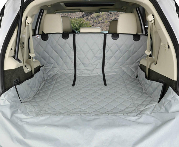 4Knines SUV Cargo Liner for Fold Down Seats - 60\/40 Split and Armrest Pass-Through Compatible - USA Based Company