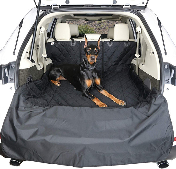 4Knines SUV Cargo Liner for Fold Down Seats - 60\/40 Split and Armrest Pass-Through Compatible - USA Based Company