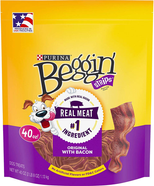 Purina Beggin' Strips Adult Dog Treats - 40 oz. Pouch