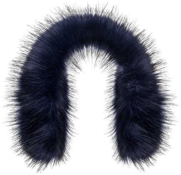 Futrzane Faux Fur Trim For Hood Replacement - Like Real Fur - Buttons Included