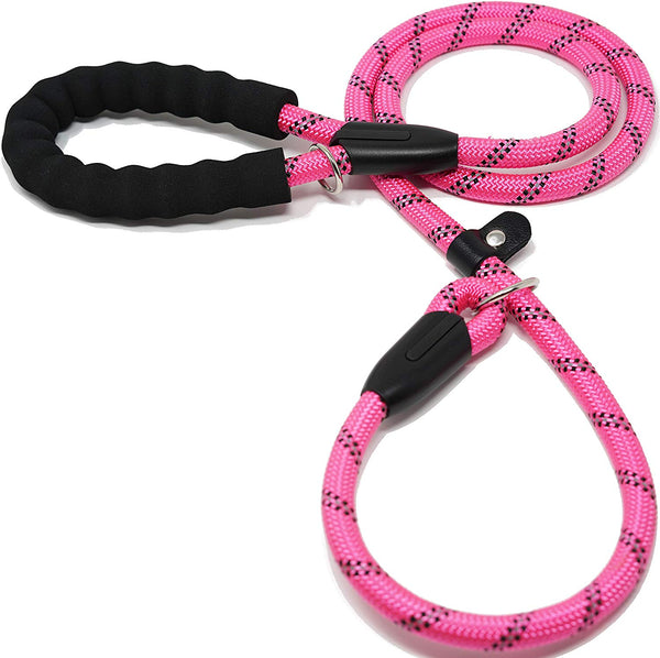 iYoShop 6FT Durable Slip Lead Dog Leash with Comfortable Padded Handle and Highly Reflective Threads Quality Dog Rope Training Leash for Small Medium and Large Dogs