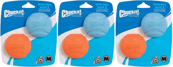 ChuckIt! Fetch Ball Dog Toys - 4 Sizes (Colors Vary)