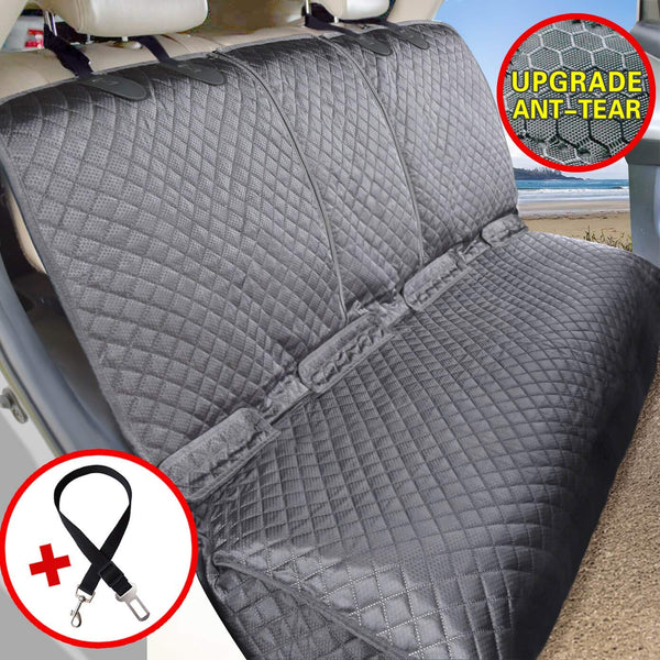 Vailge Bench Dog Car Seat Cover for Back Seat, 100% Waterproof Dog Car Seat Covers, Heavy-Duty & Nonslip Back Seat Cover for Dogs,Washable & Compatible Pet Car Seat Cover for Cars, Trucks & SUVs