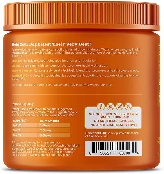 Zesty Paws Probiotic for Dogs - with Natural Digestive Enzymes + Prebiotics & Pumpkin - for Diarrhea & Upset Stomach Relief + Gas & Constipation - Allergy & Immune + Hot Spots