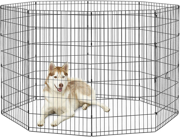 New World Pet Products Foldable Metal Exercise Pen & Pet Playpen