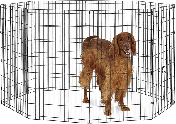 New World Pet Products Foldable Metal Exercise Pen & Pet Playpen