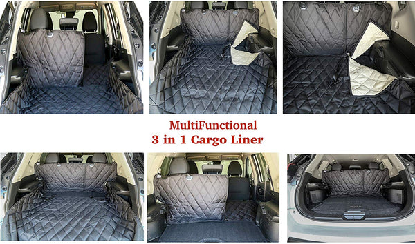 Plush Paws Waterproof Cargo Liner with Bumper and Side Panels