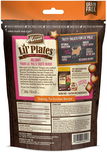 Merrick Lil Plates Lil' Chunky Chicken Recipe Dog Treat, 5oz