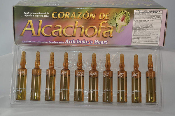 Alcachofa Ampolletas 30 Ampolletas De Alcachofa - Suplemento para Bajar De Peso - Formula Original - 100% Garantizado!