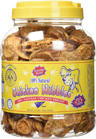 Chicken Nibbles Dog Treats,2 1/4lbs 36 oz