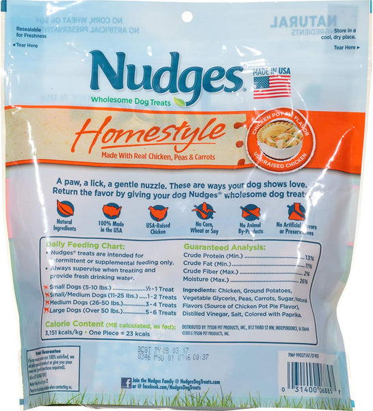 Nudges Homestyle Chicken Pot Pie Dog Treats