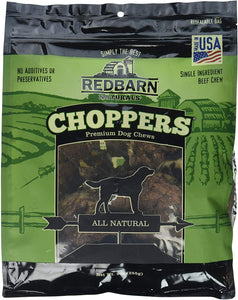 Redbarn Choppers Beef Lung Chews For Dogs (9 Ounce Bag)