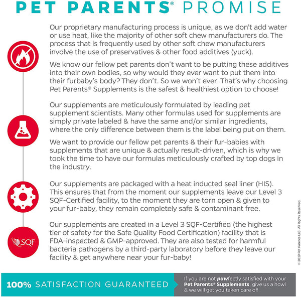 Pet Parents USA Dog Joint Supplement - Glucosamine for Dogs 4g 90c - Dog Arthritis Supplement - Glucosamine Chondroitin for Dogs + MSM for Dogs & Green Lipped Mussel - Hip & Joint Supplement for Dogs