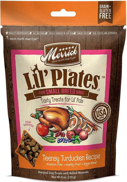 Merrick Lil Plates Lil' Chunky Chicken Recipe Dog Treat, 5oz