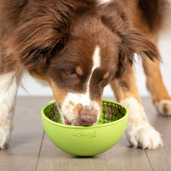 Hyper Pet Boredom Buster Wobble Slow Feeder LickiMat & Anxiety Relief (Dog & Cat Bowl-Perfect for Dog Food, Dog Treats, Cat Food, Cat Treats)[Great Alternative to a Slow Feeder Dog Bowl & Snuffle Mat]