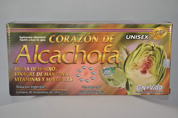 Alcachofa Ampolletas 30 Ampolletas De Alcachofa - Suplemento para Bajar De Peso - Formula Original - 100% Garantizado!