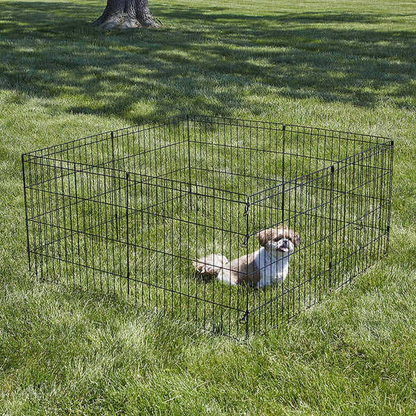 New World Pet Products Foldable Metal Exercise Pen & Pet Playpen